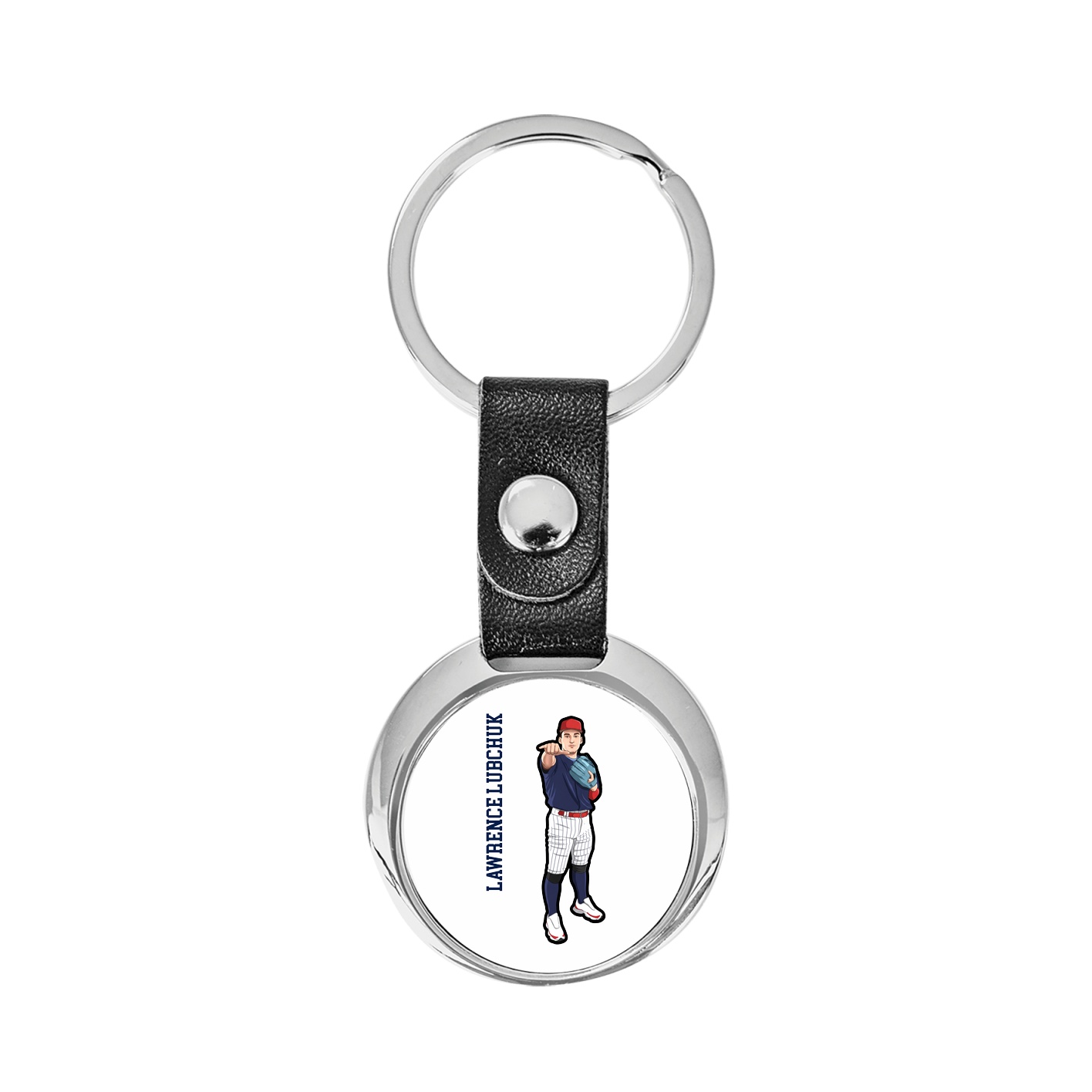 Key Chain — Name Vertical in Classic