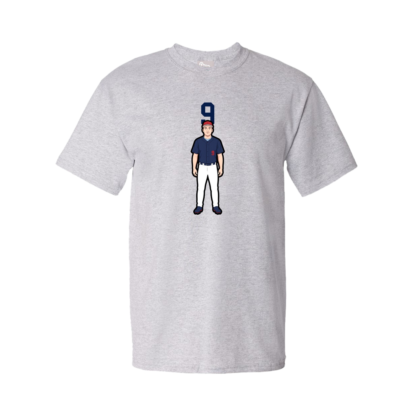 Tee — Number Top in Grey