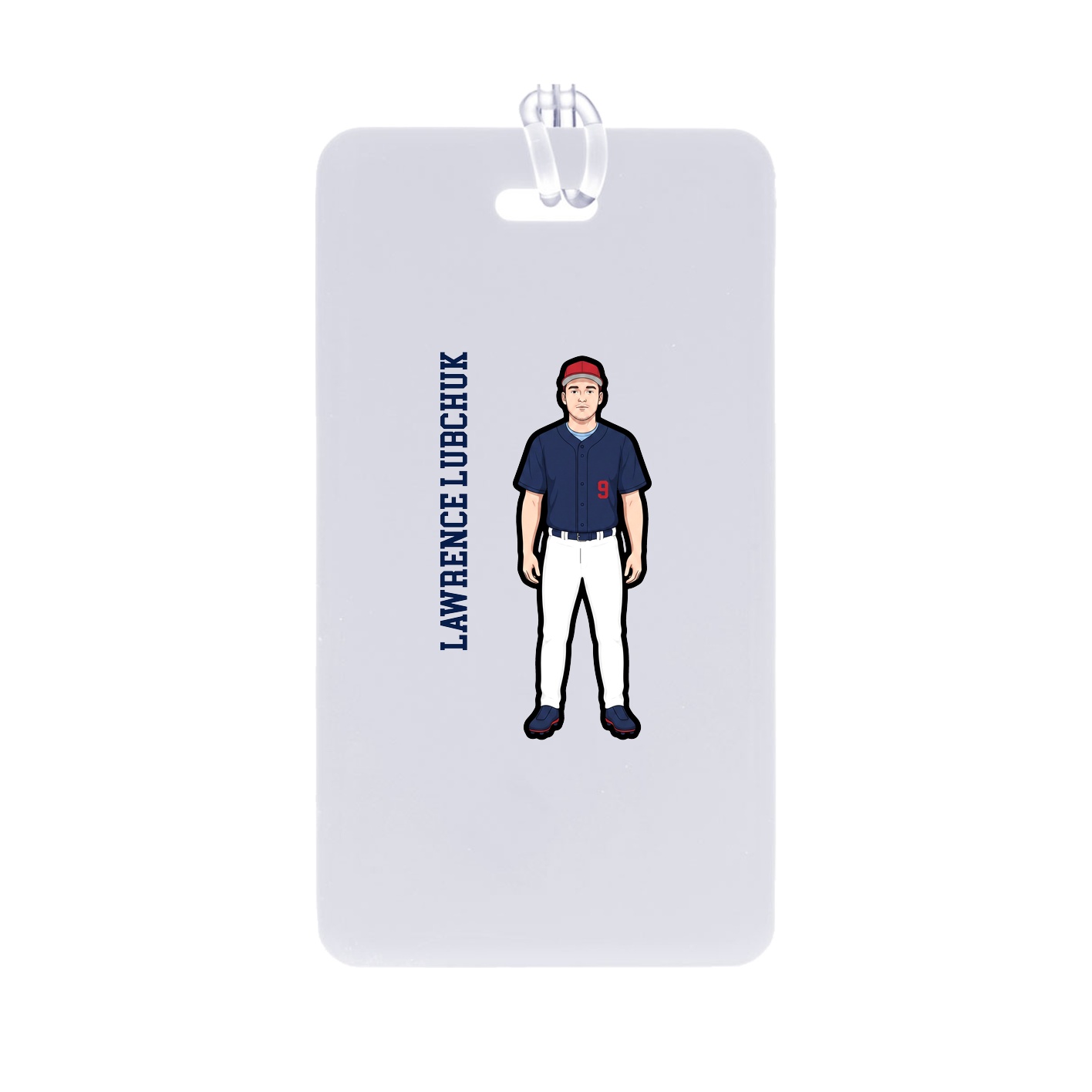 Bag Tag — Name Vertical in Classic