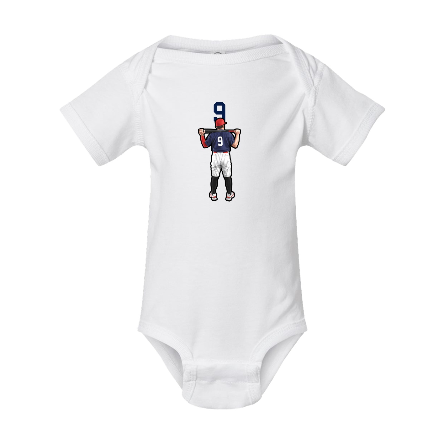 Baby Onesie — Number Top in White