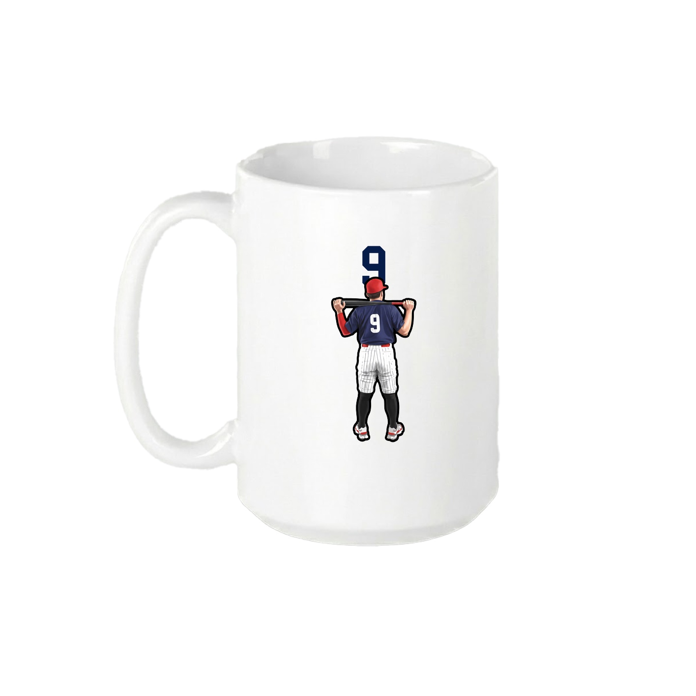 15oz Coffee Mug — Number Top in White