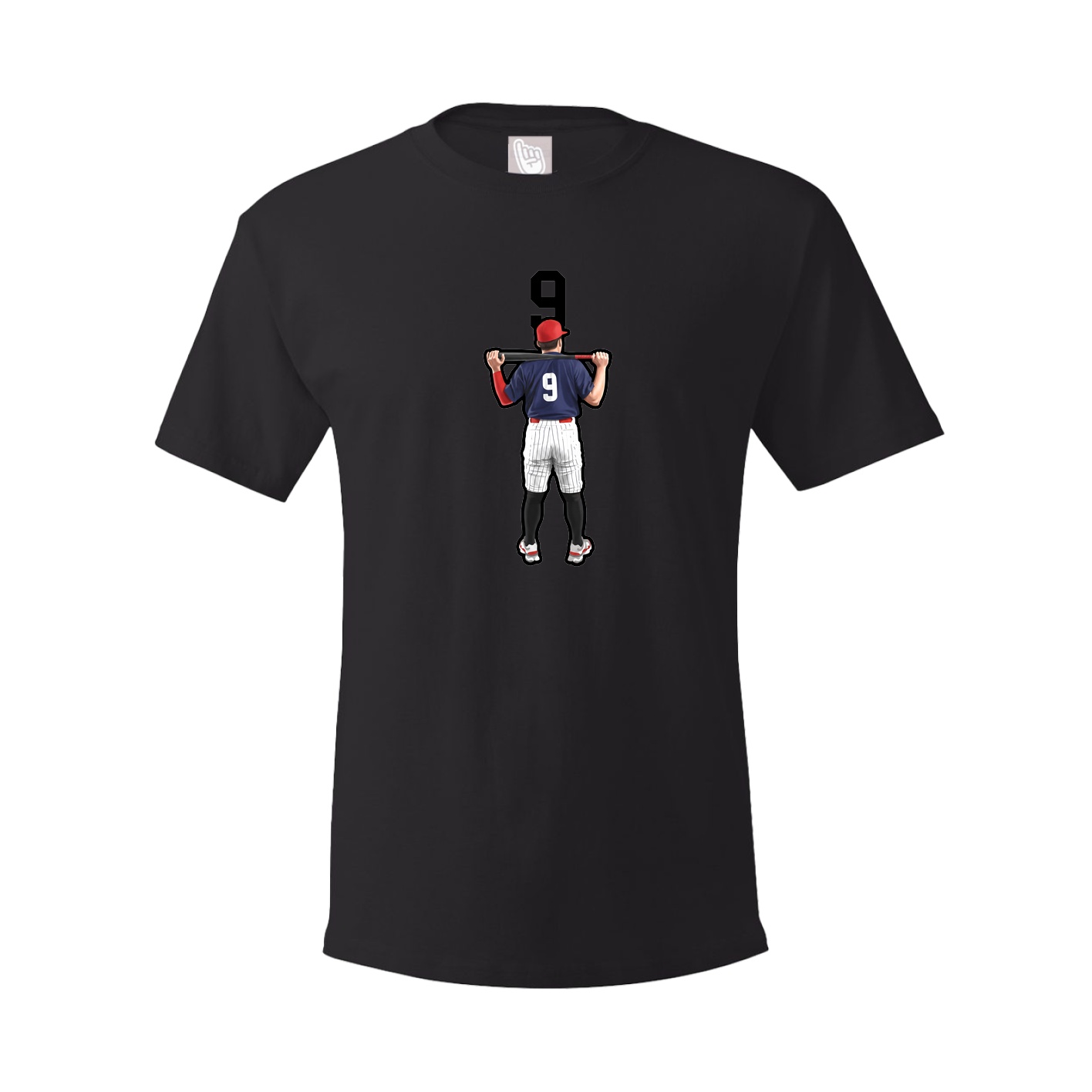 Youth Tee — Number Top in Black