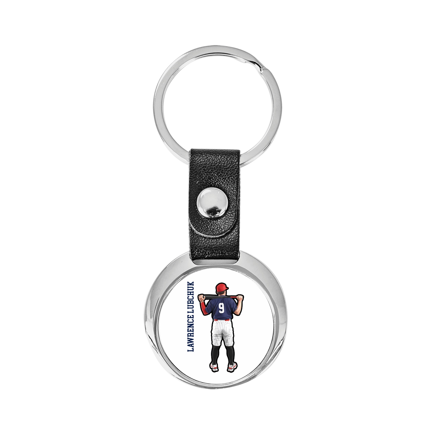 Key Chain — Name Vertical in Classic