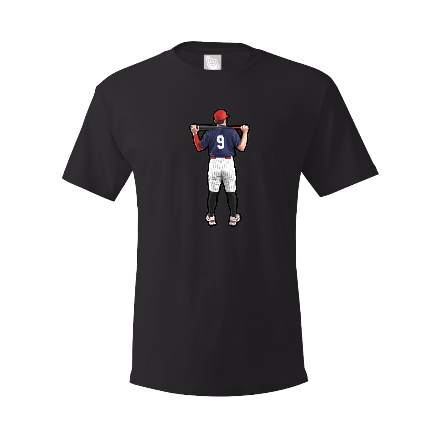 Tee — Name Vertical in Black