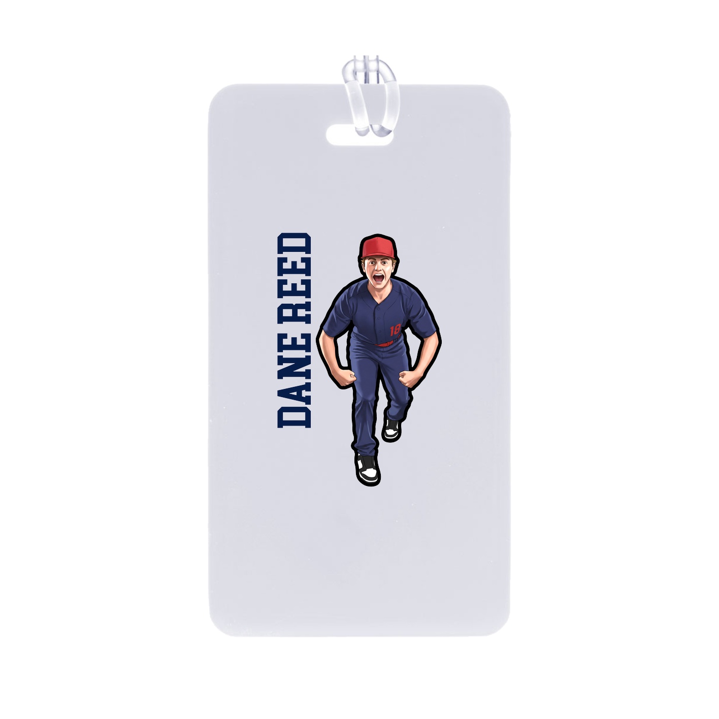 Bag Tag — Name Vertical in Classic