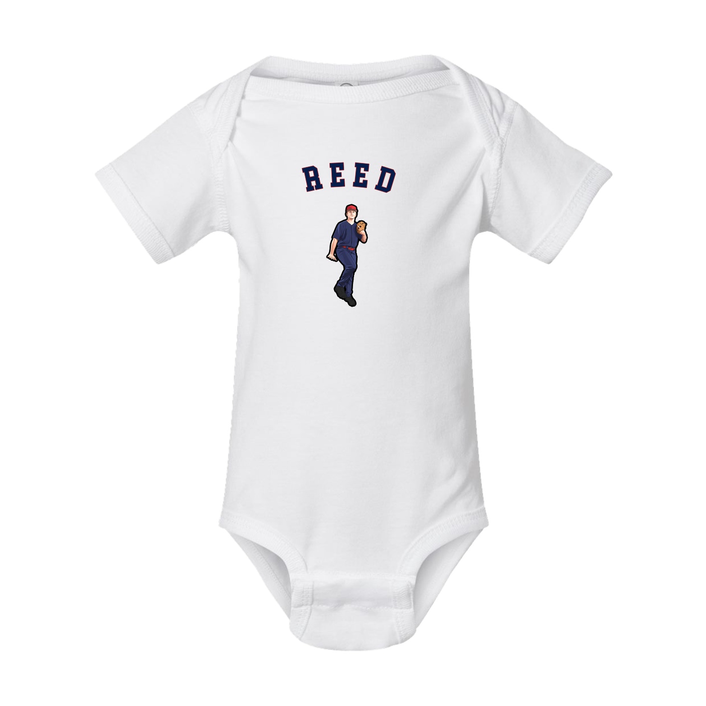 Baby Onesie — Shirsey Arch in White