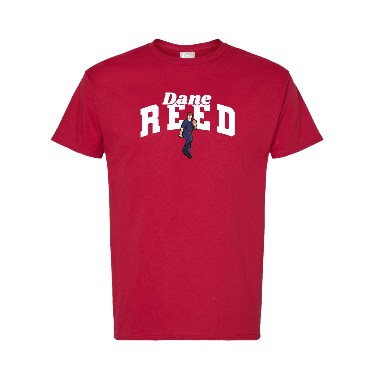 Tee — Signature Arch in Crimson