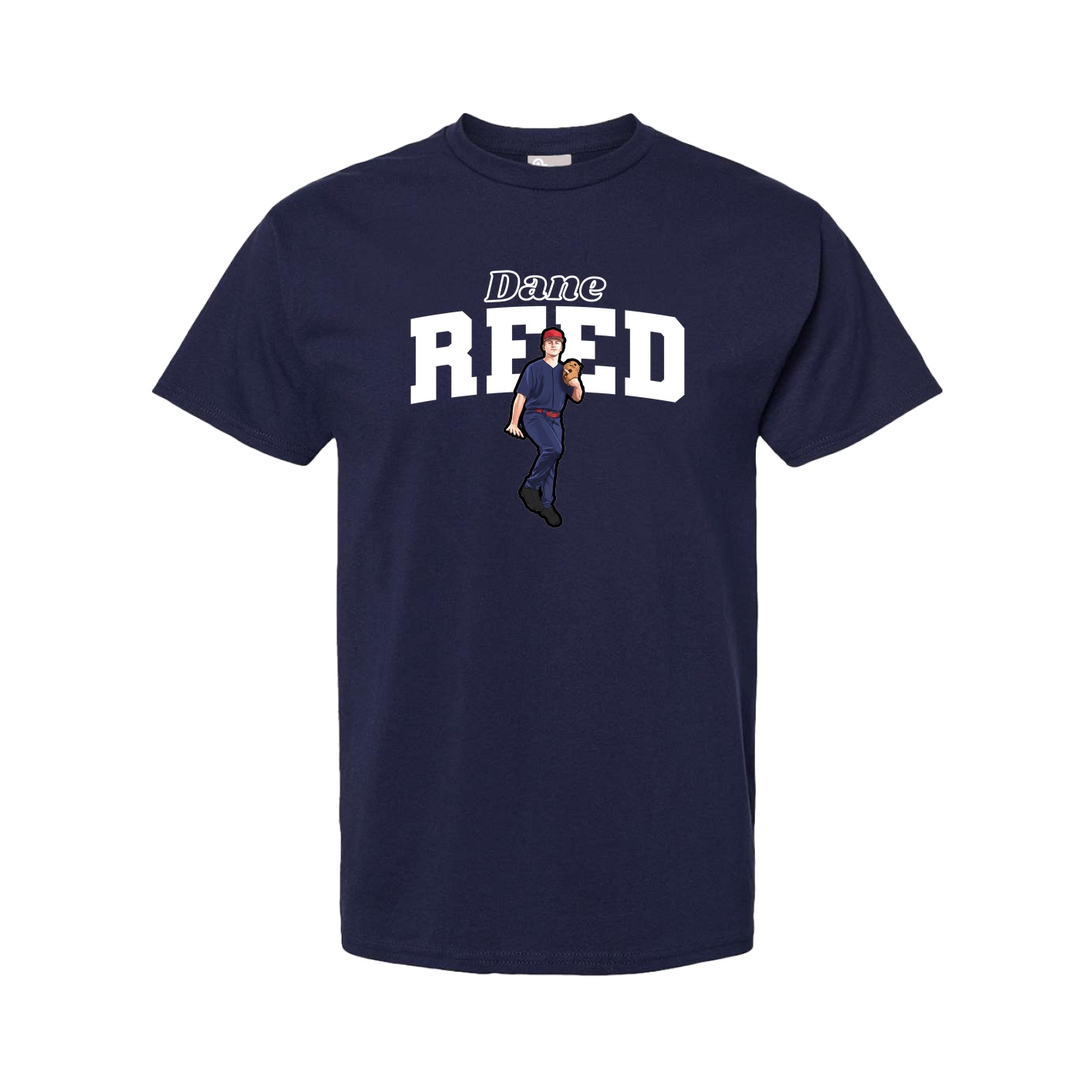 Youth Tee — Name Arch in Navy