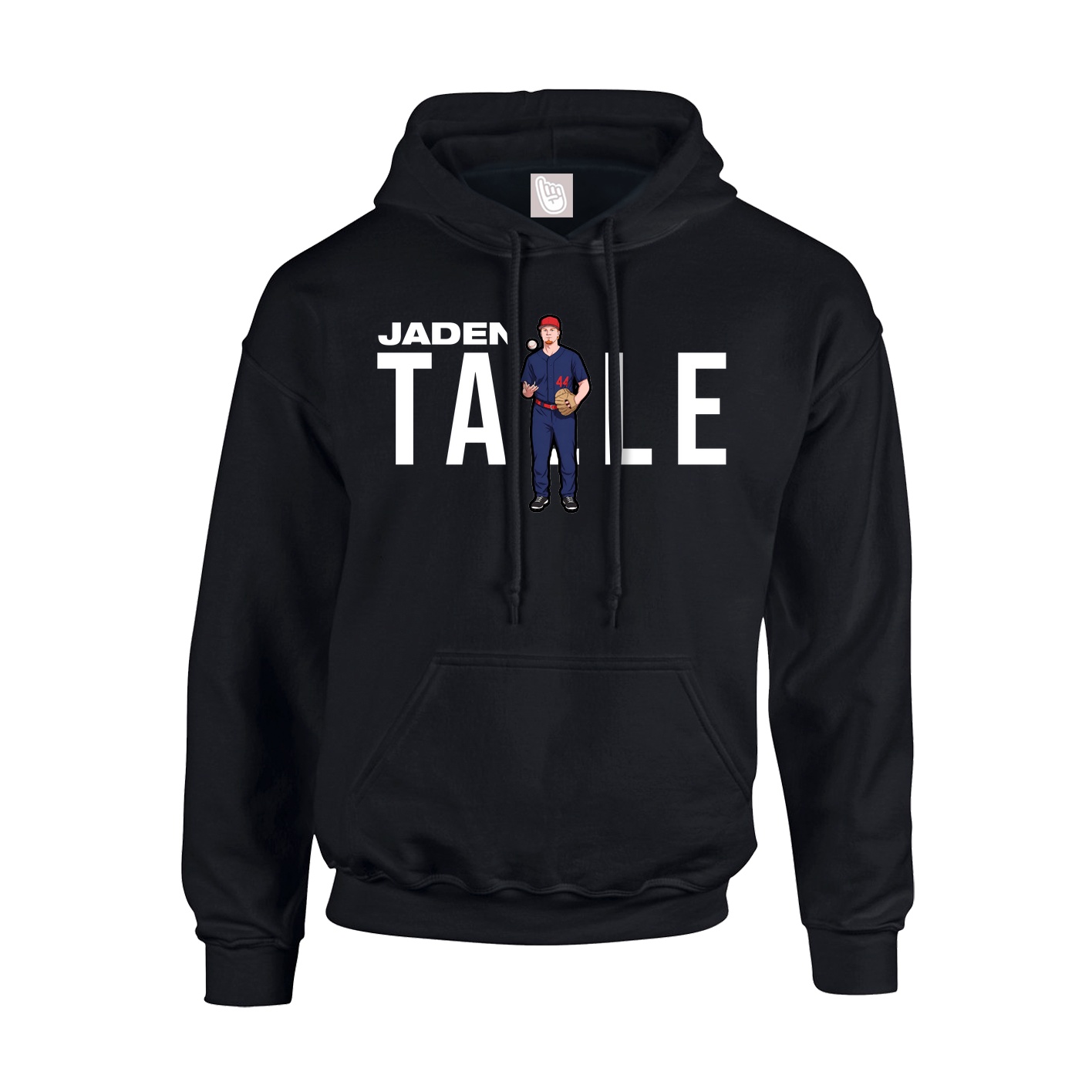 Youth Hoodie — Player Name in Black