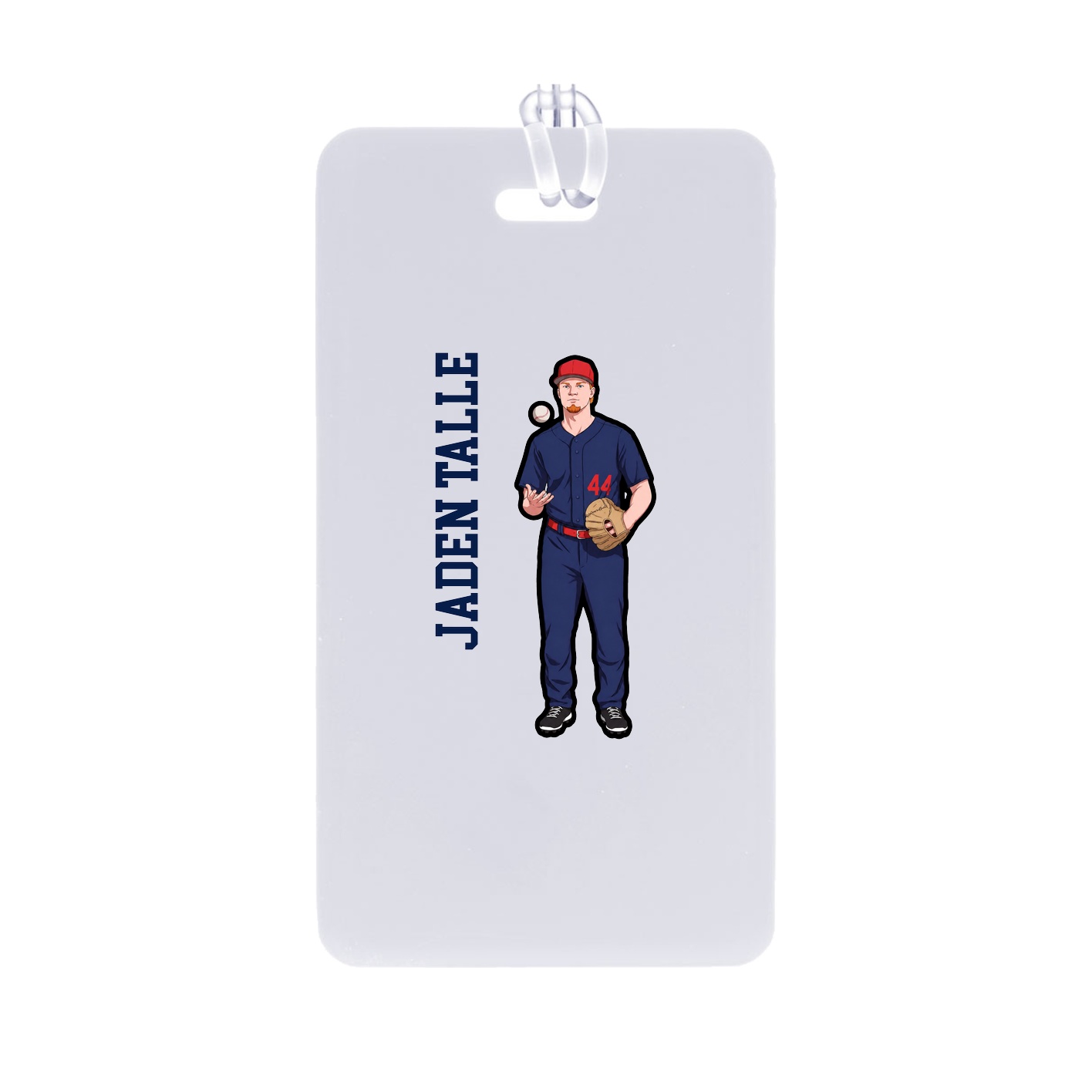 Bag Tag — Name Vertical in Classic