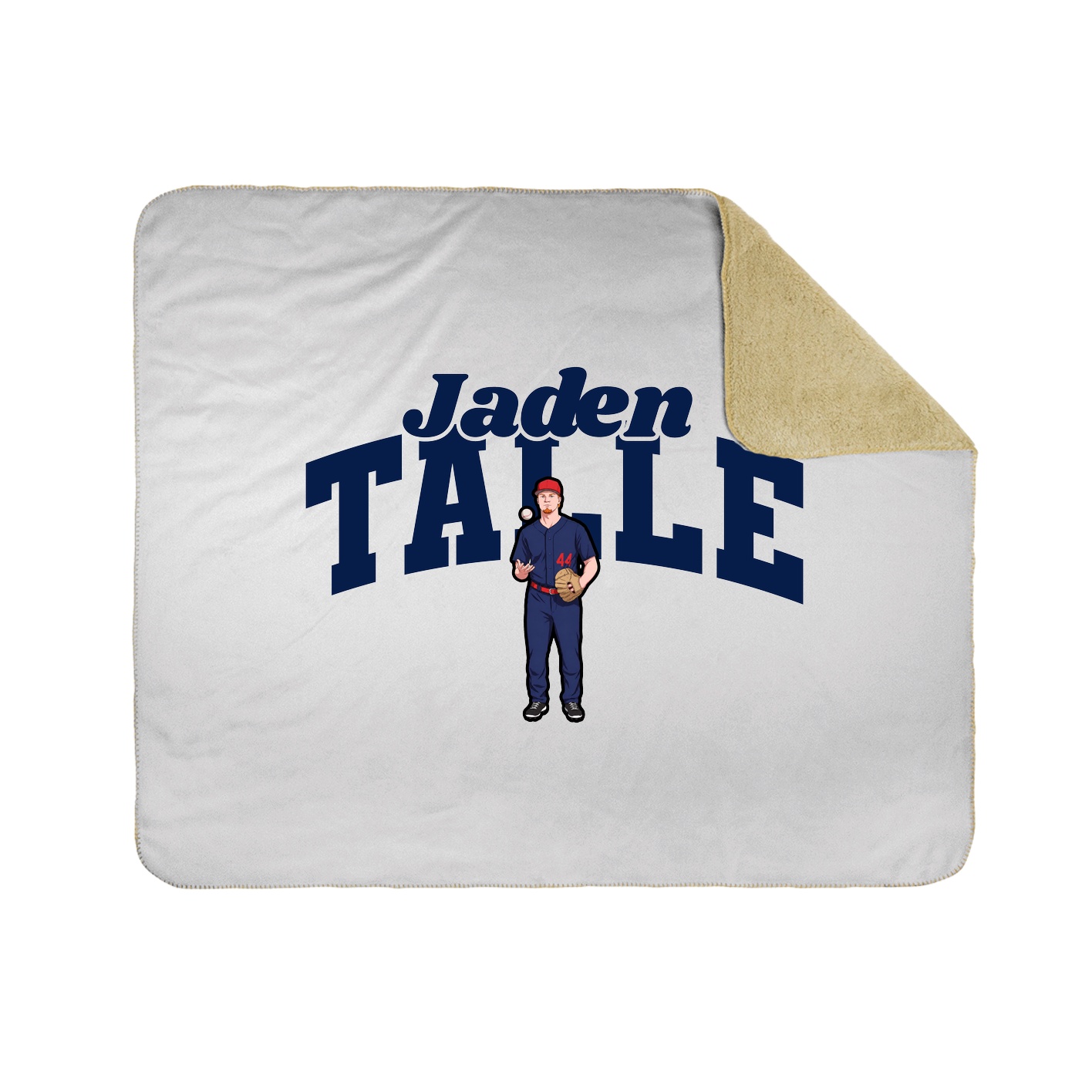 Throw Blanket — Signature Arch in White
