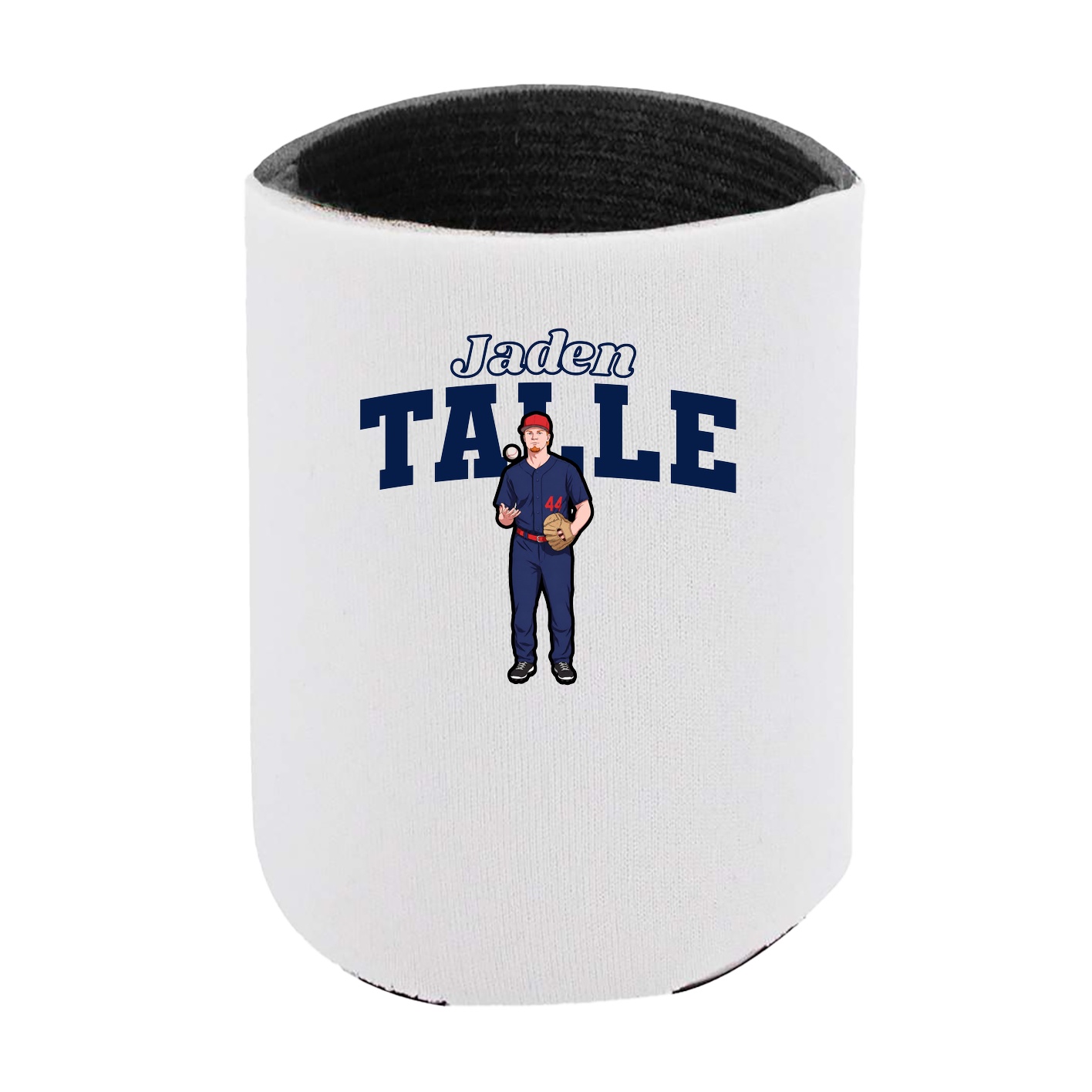 Can Holder — Name Arch in White