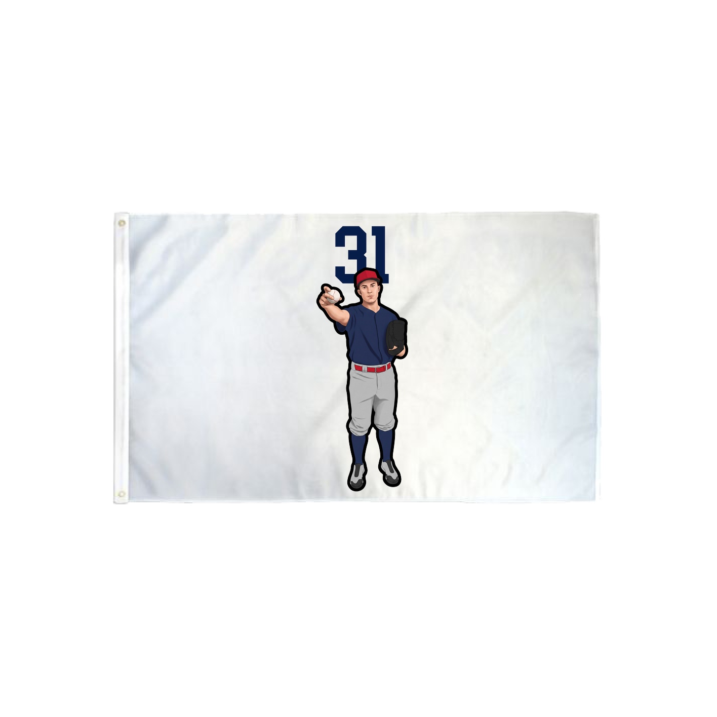 3x5 Flag — Number Top in Classic