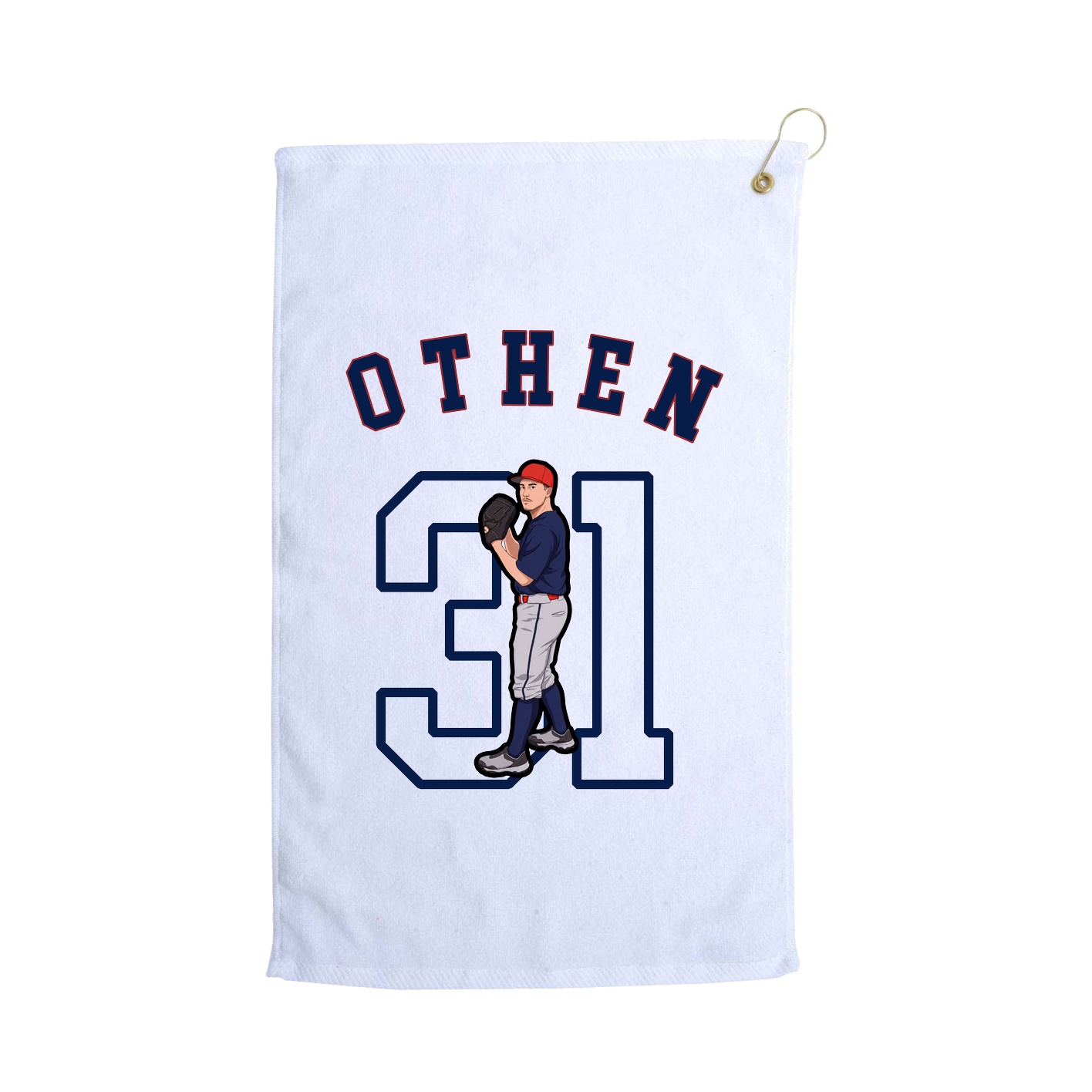 Golf Towel — Shirsey Arch in White