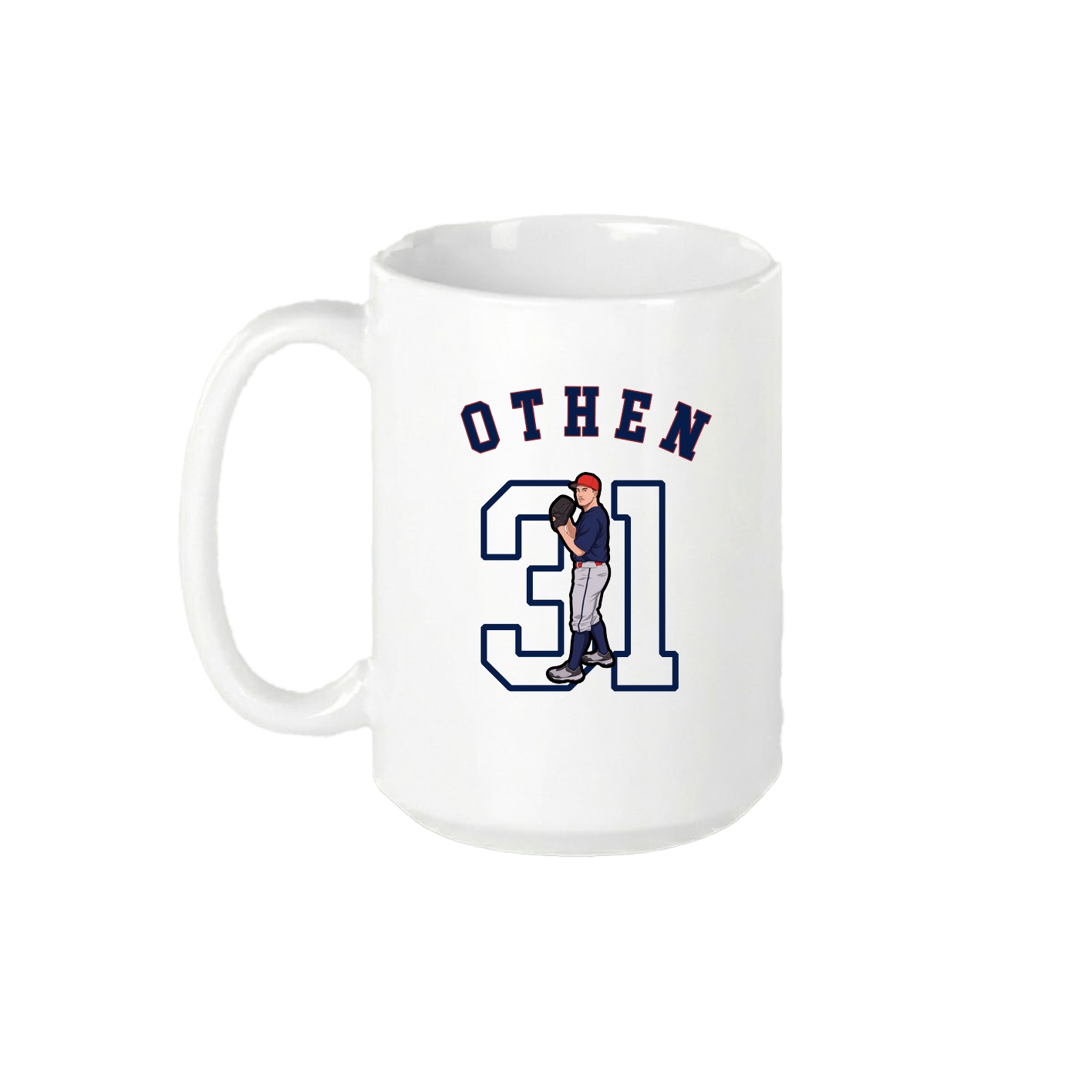 15oz Coffee Mug — Shirsey Arch in White