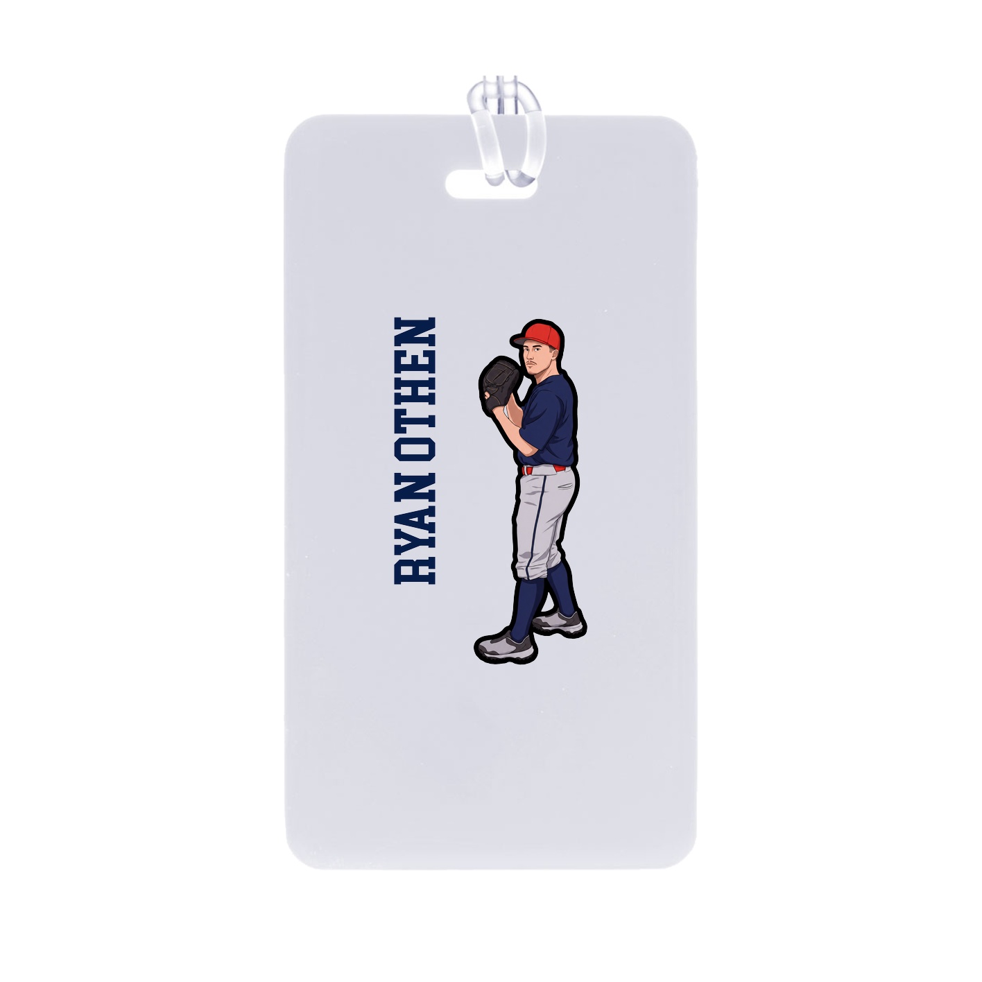 Bag Tag — Name Vertical in Classic