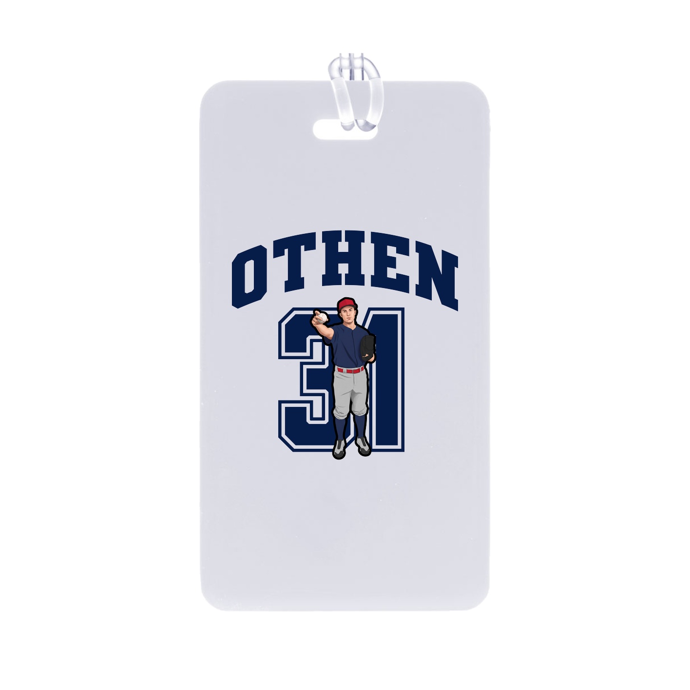 Bag Tag — Number in Classic