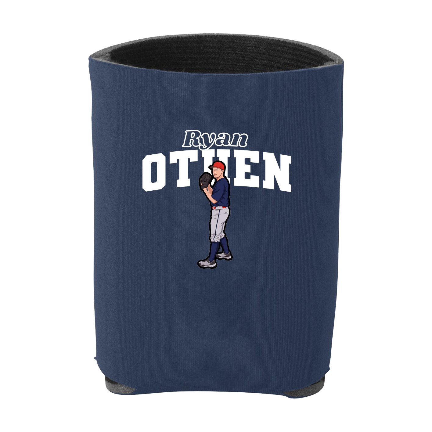 Can Holder — Name Arch in Navy