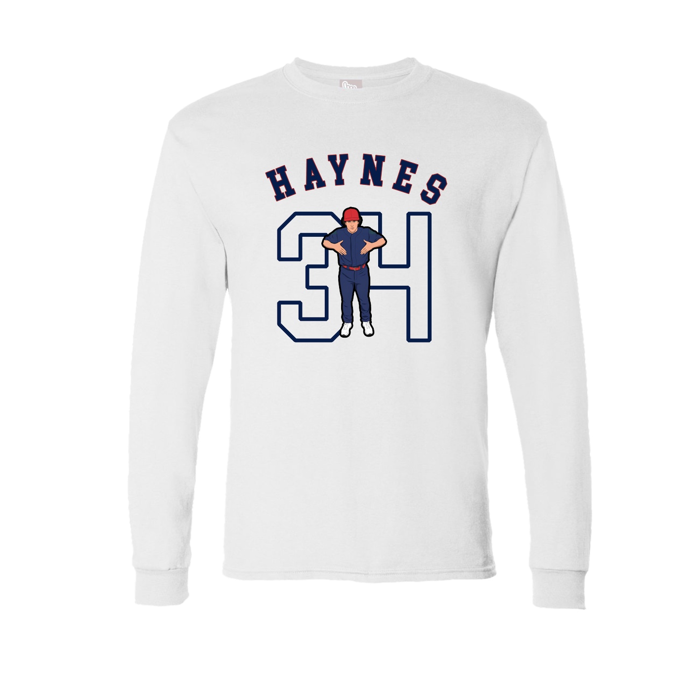 Long Sleeve Tee — Shirsey Arch in White