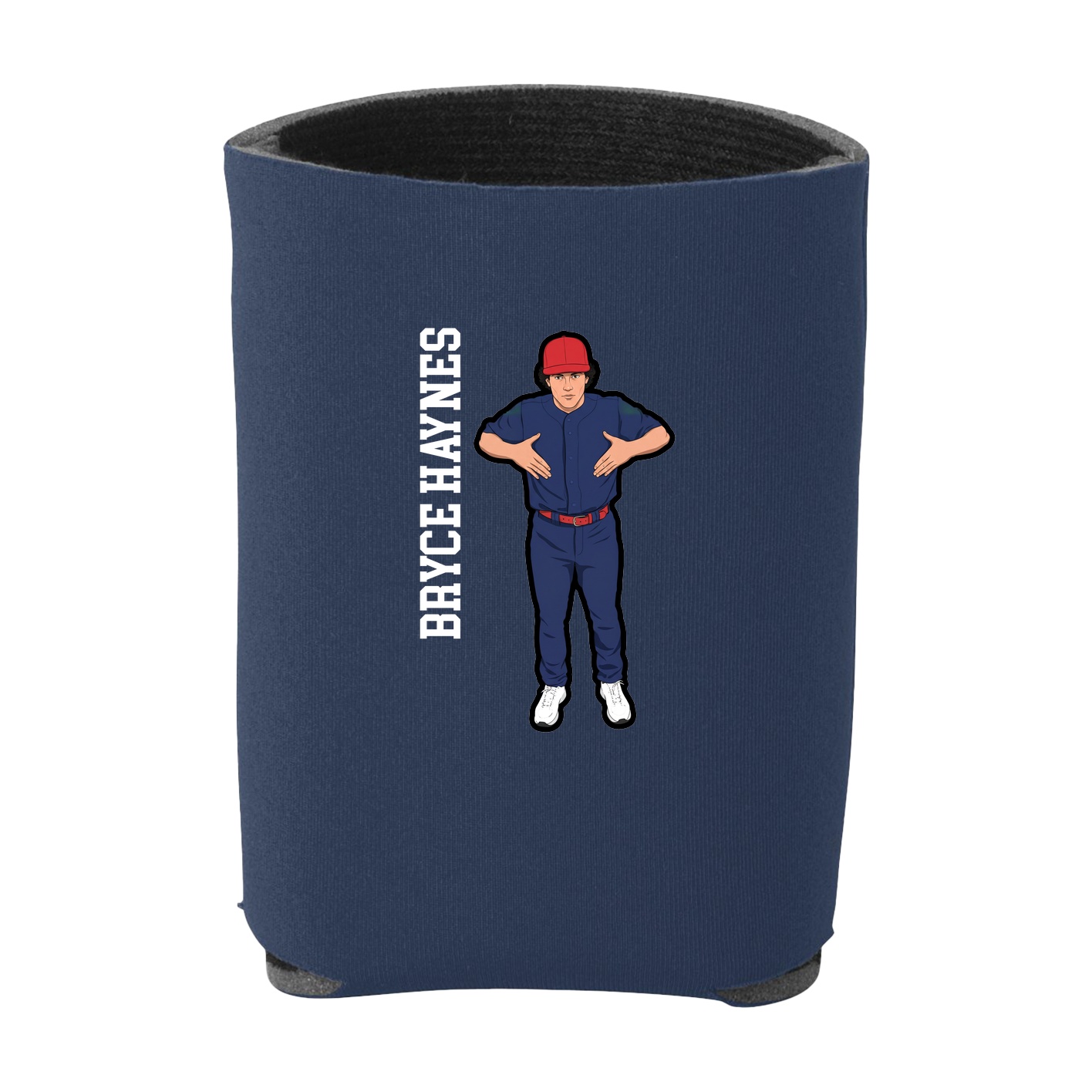 Can Holder — Name Vertical in Navy