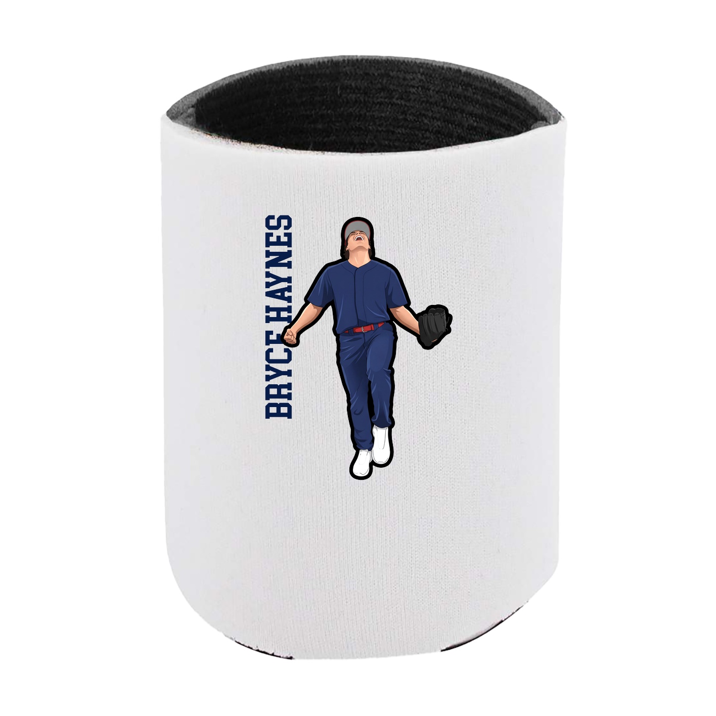 Can Holder — Name Vertical in White