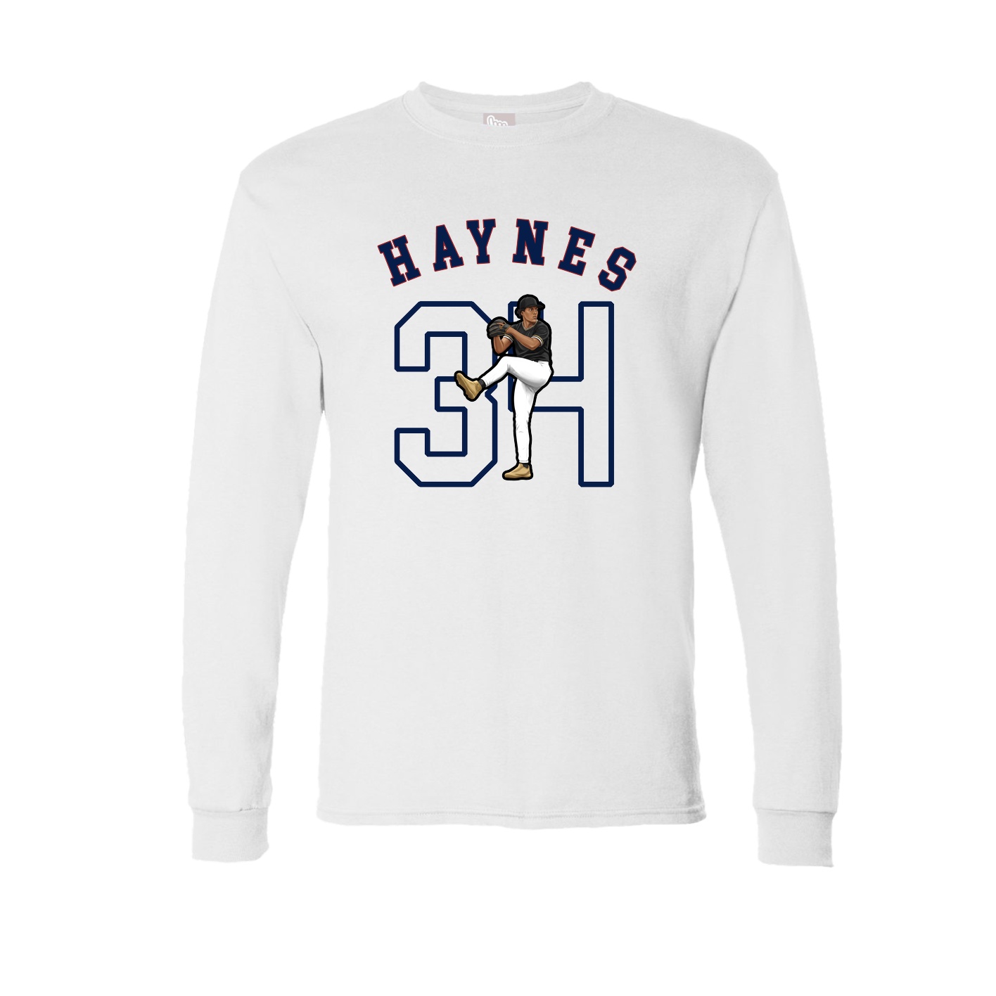 Long Sleeve Tee — Shirsey Arch in White