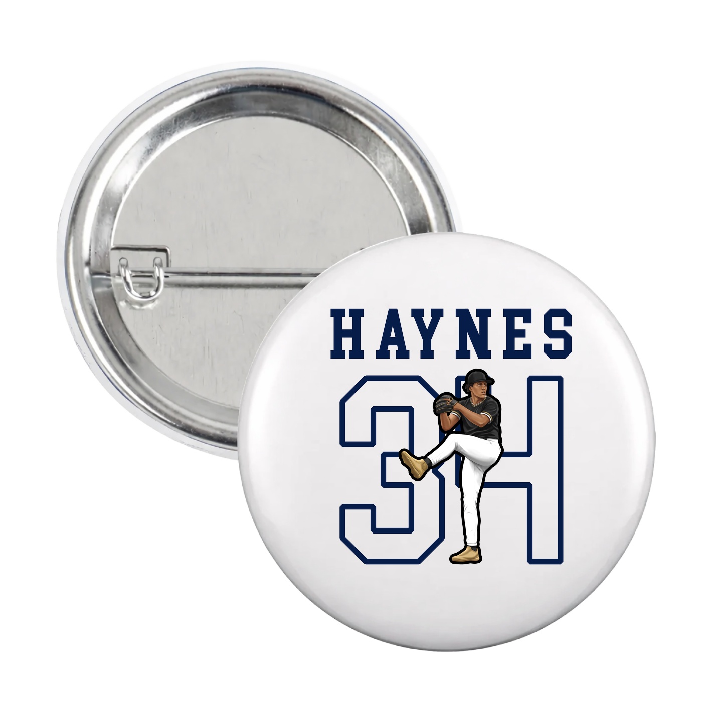 Game Day Button — Shirsey in White