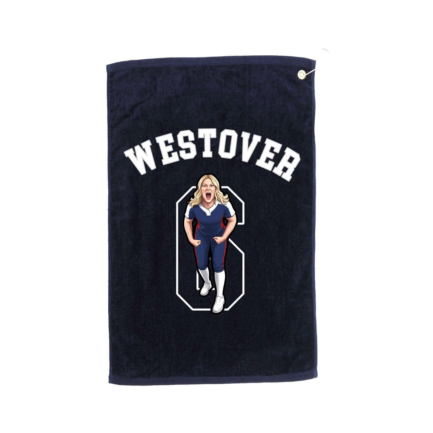 Golf Towel — Shirsey Arch in Navy