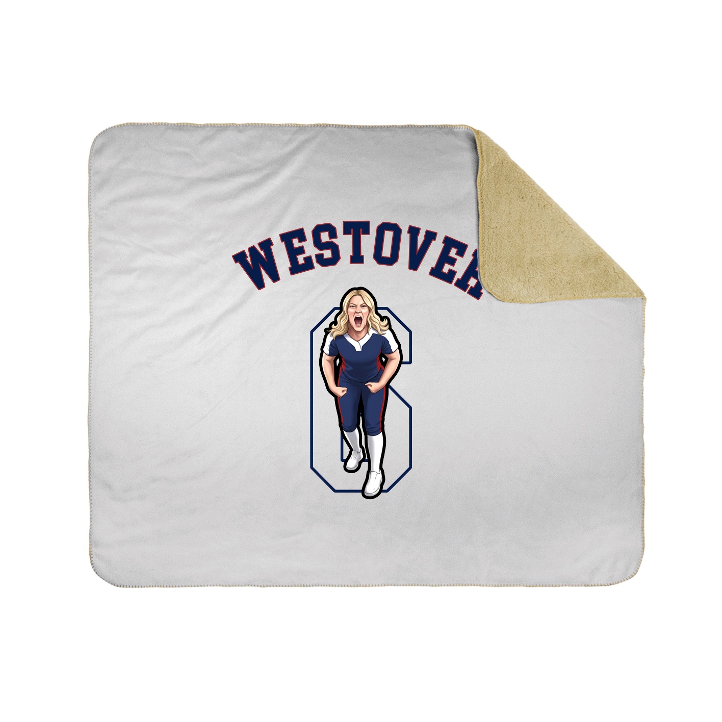 Throw Blanket — Shirsey Arch in White