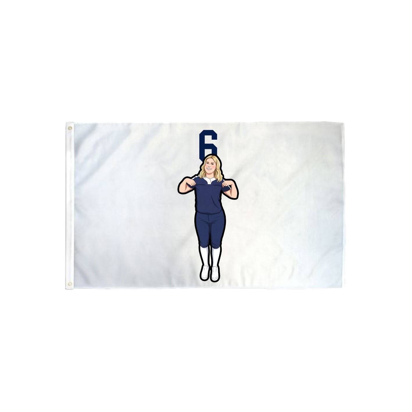 3x5 Flag — Number Top in Classic