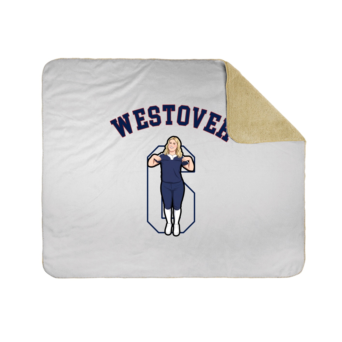 Throw Blanket — Shirsey Arch in White