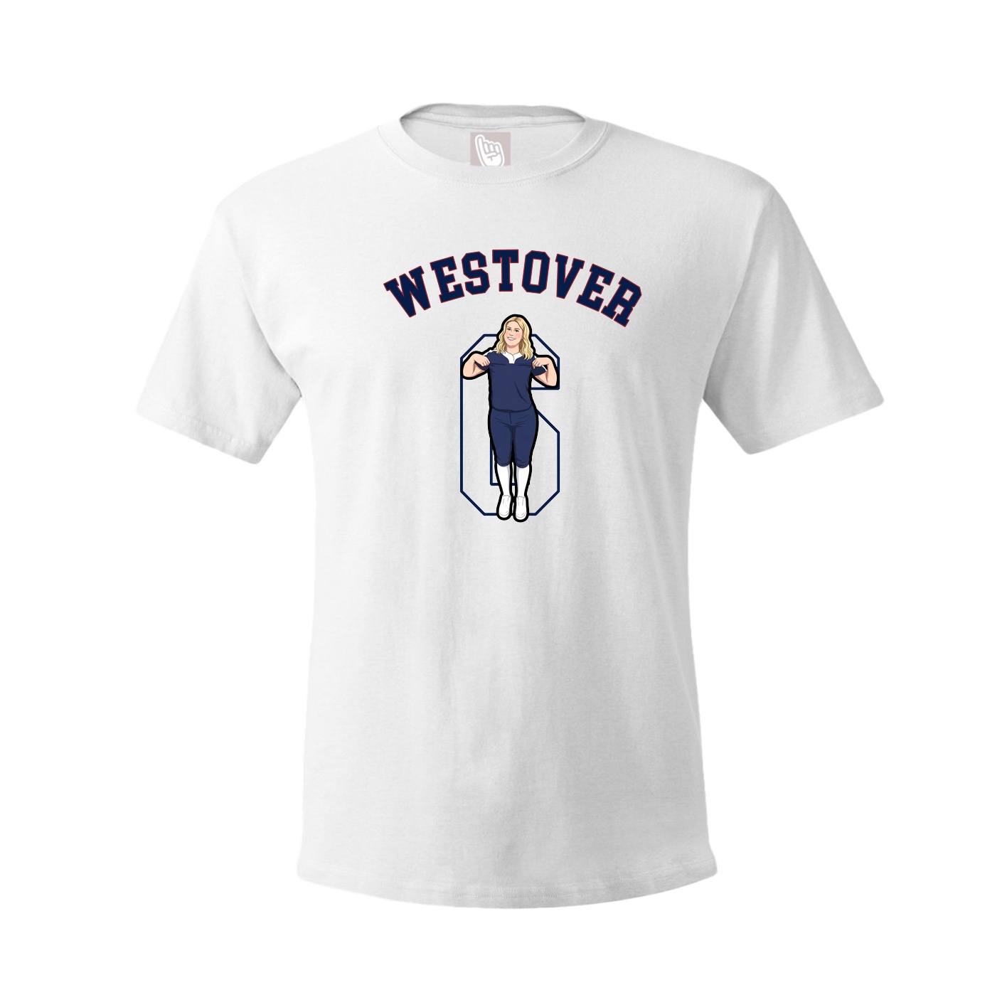Youth Tee — Shirsey Arch in White