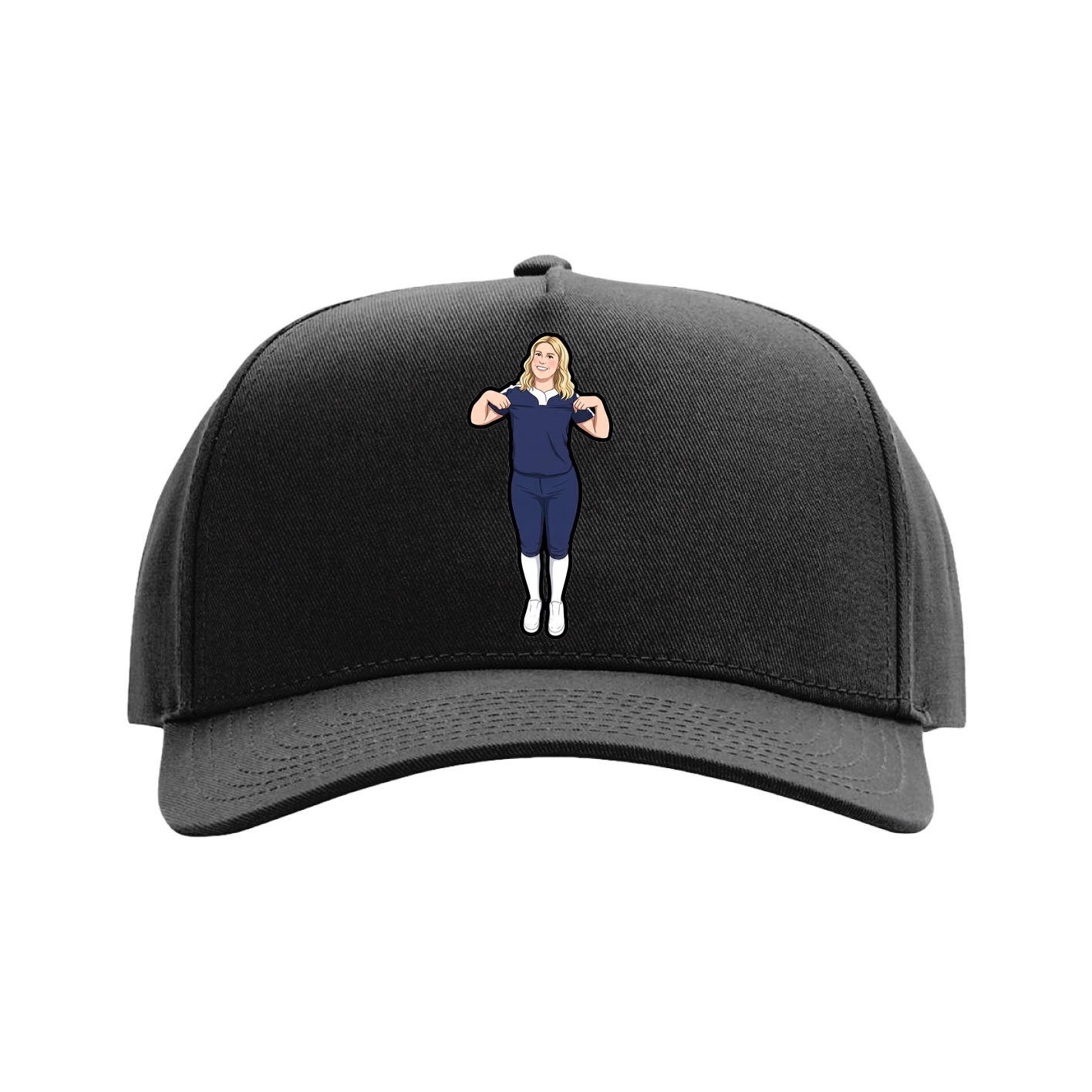 Full Fabric Five-Panel Champ Cap