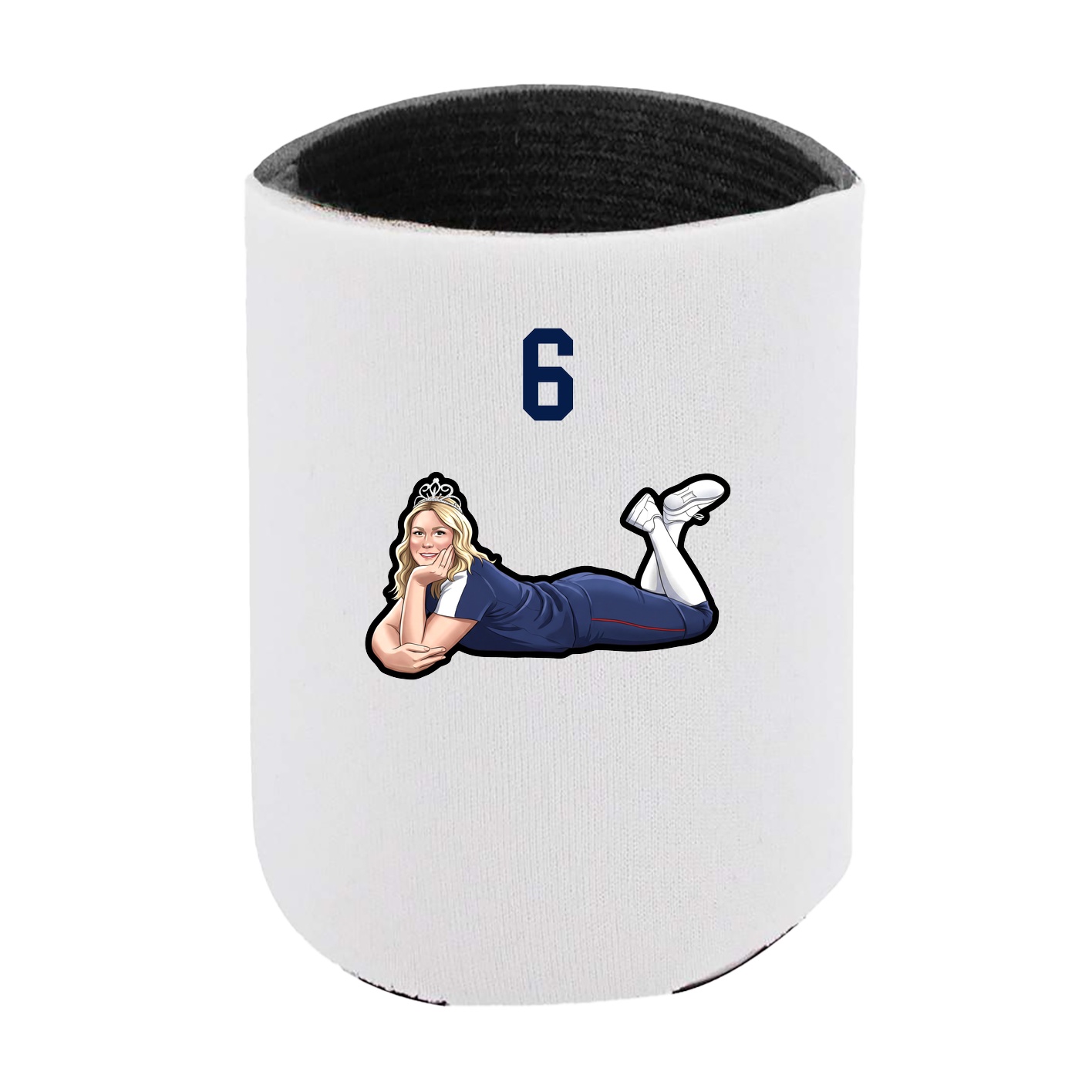 Can Holder — Number Top in White