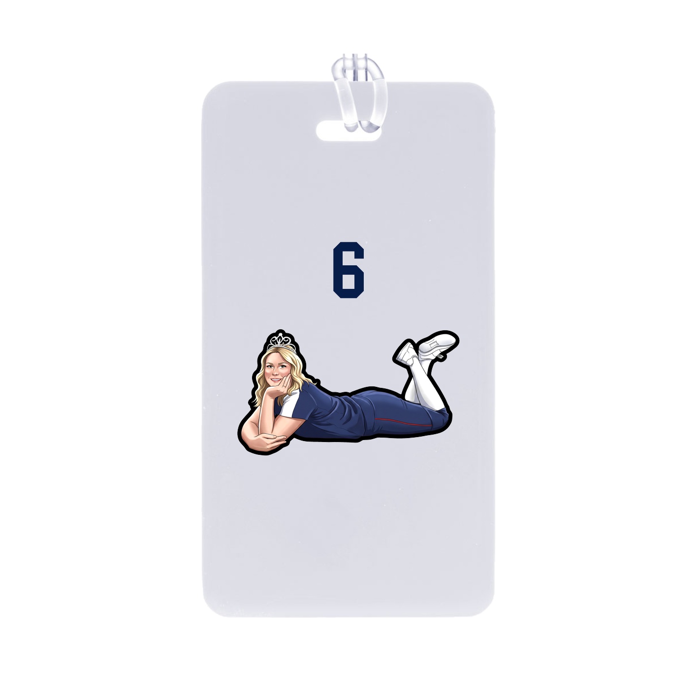 Bag Tag — Number Top in Classic