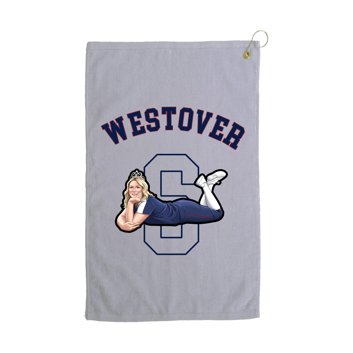 Golf Towel — Shirsey Arch in Grey