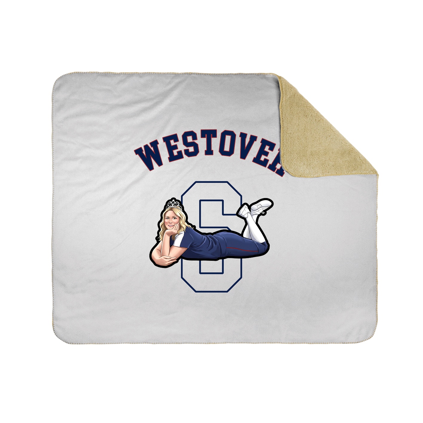 Throw Blanket — Shirsey Arch in White
