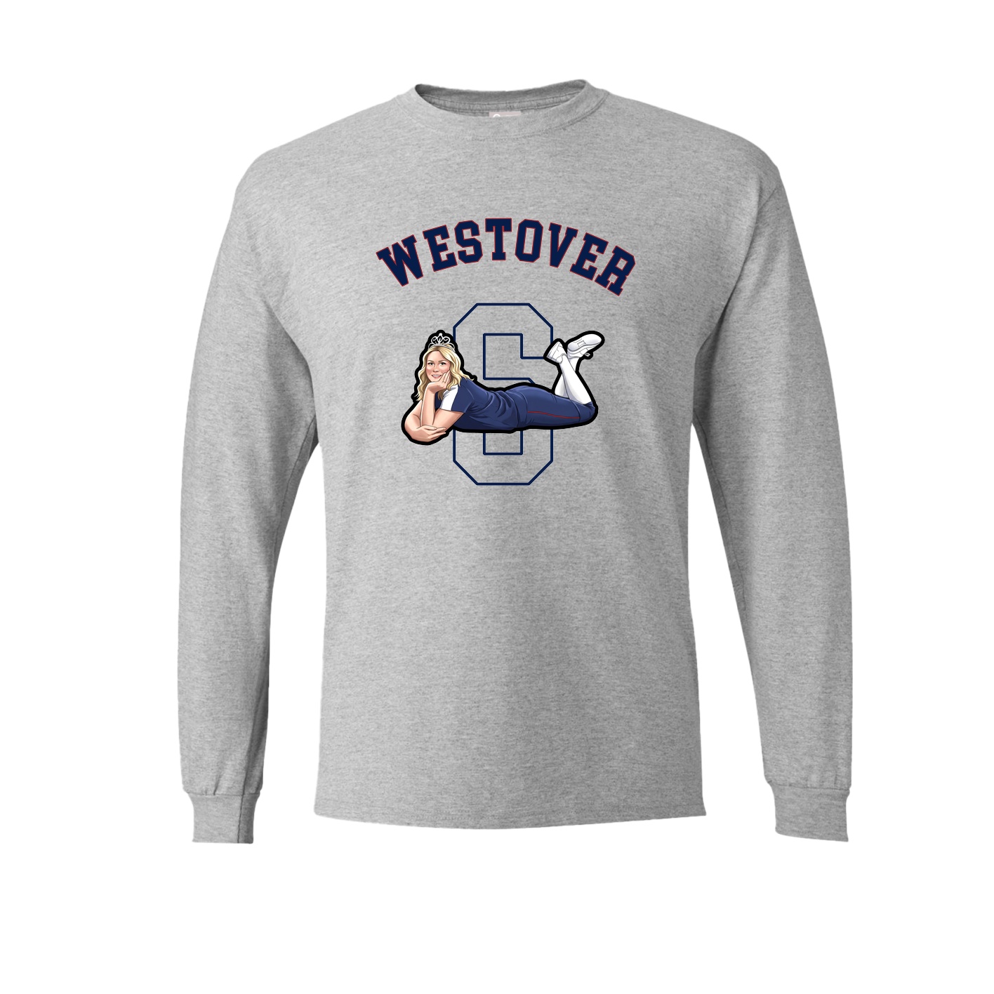 Long Sleeve Tee — Shirsey Arch in Grey