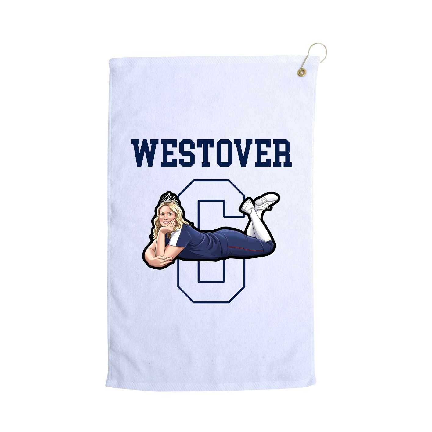 Golf Towel — Shirsey in White