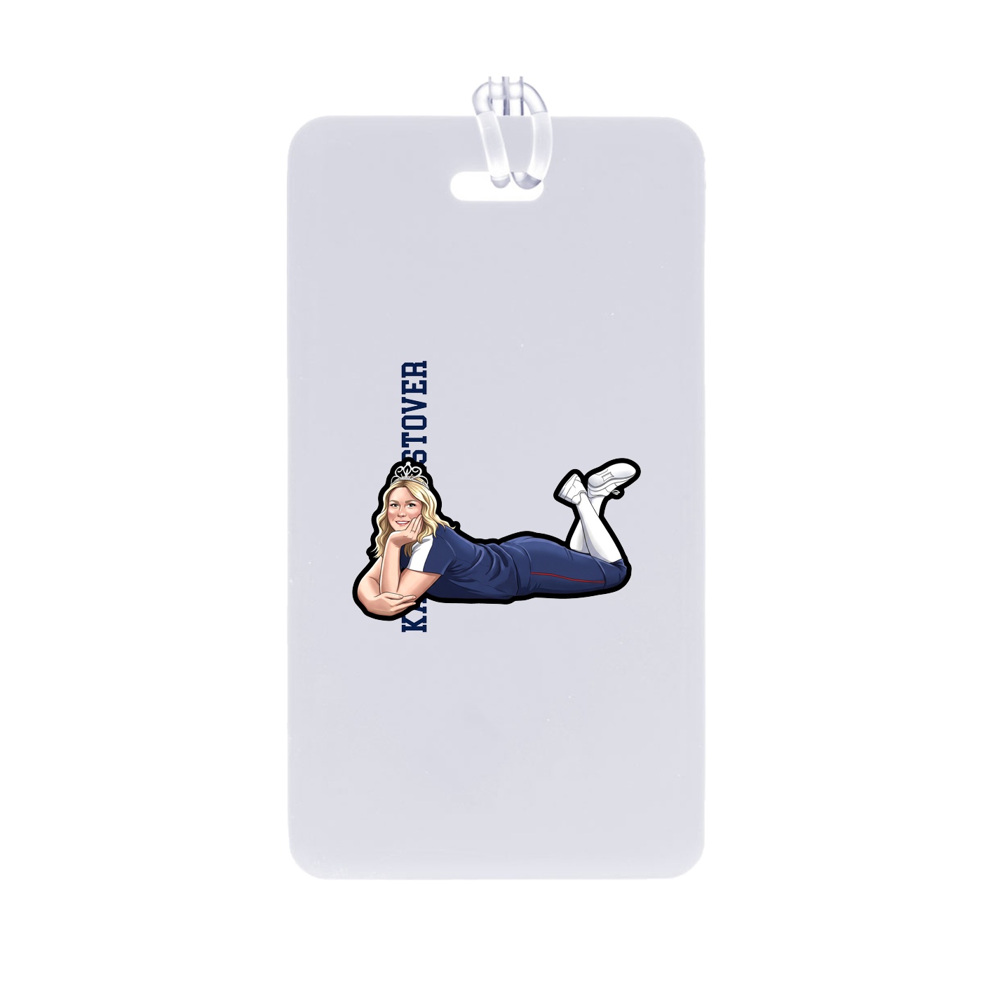 Bag Tag — Name Vertical in Classic
