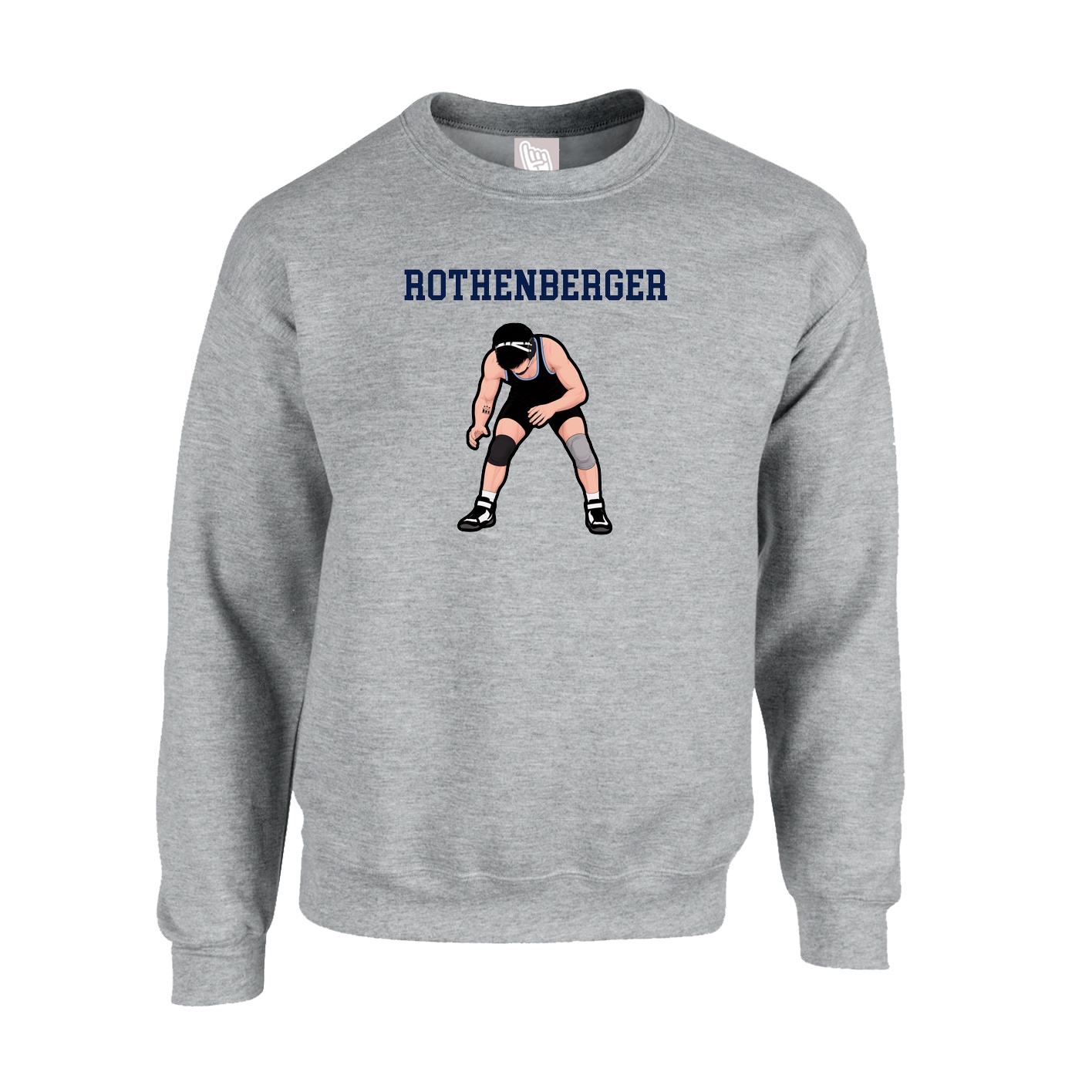 Fleece Crew — Shirsey in Grey