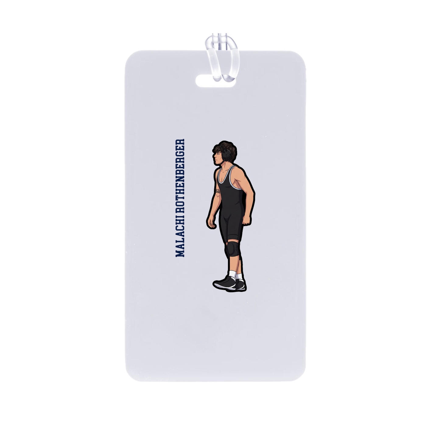 Bag Tag — Name Vertical in Classic