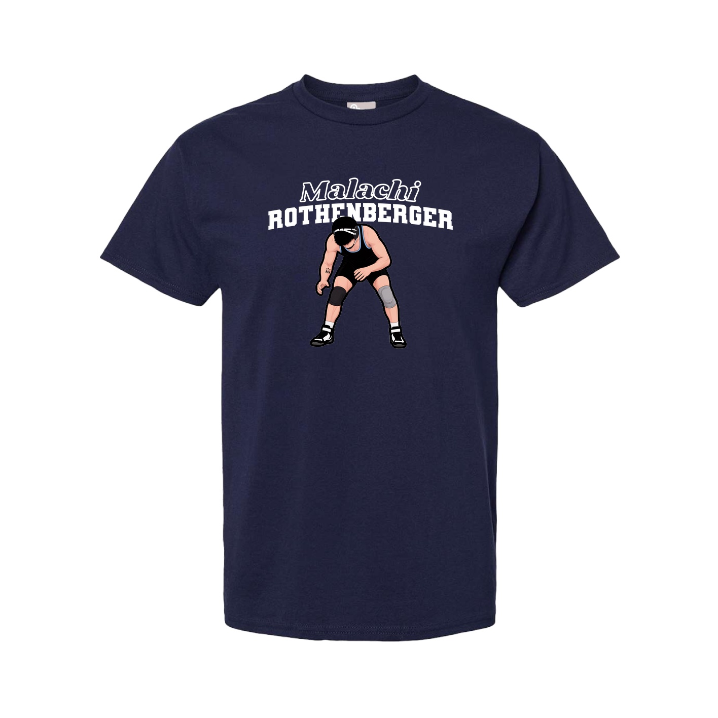 Youth Tee — Name Arch in Navy