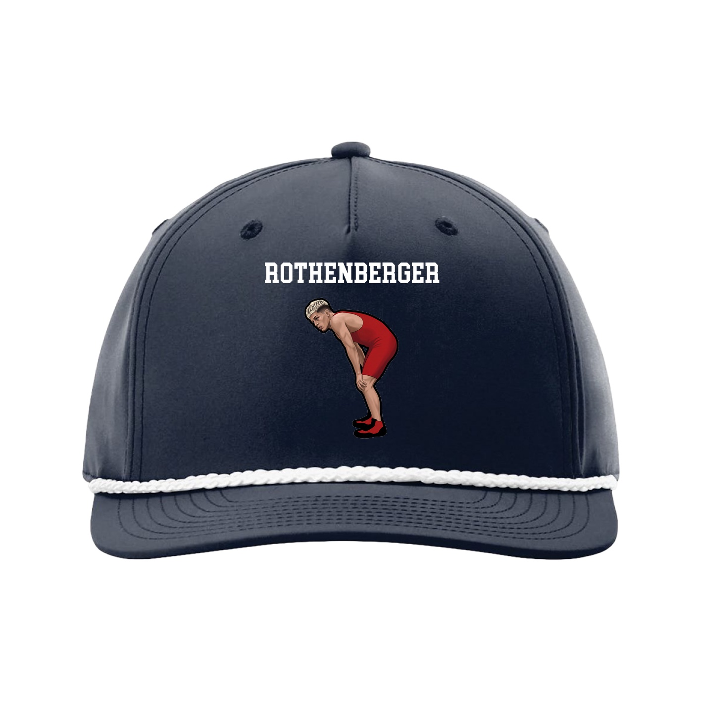 Five-Panel Classic Rope Cap — Shirsey in Navy