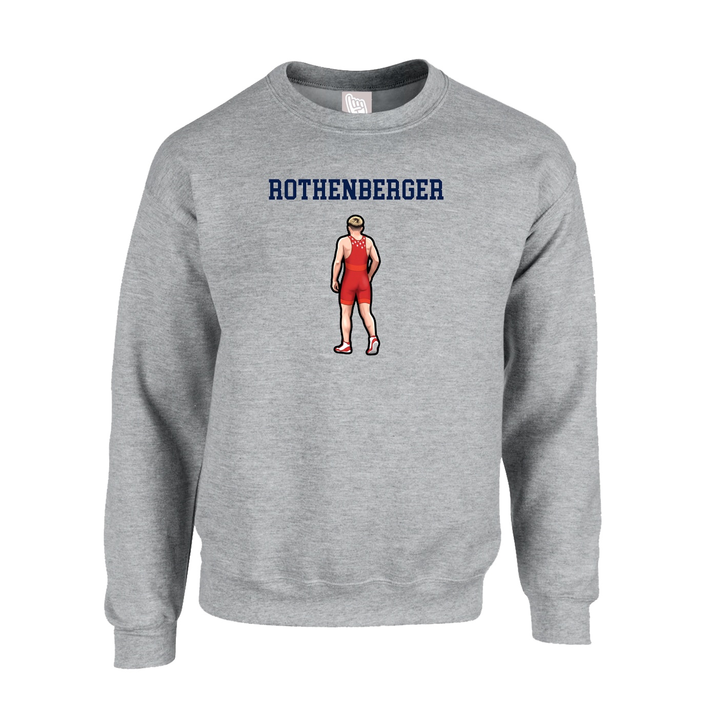 Fleece Crew — Shirsey in Grey