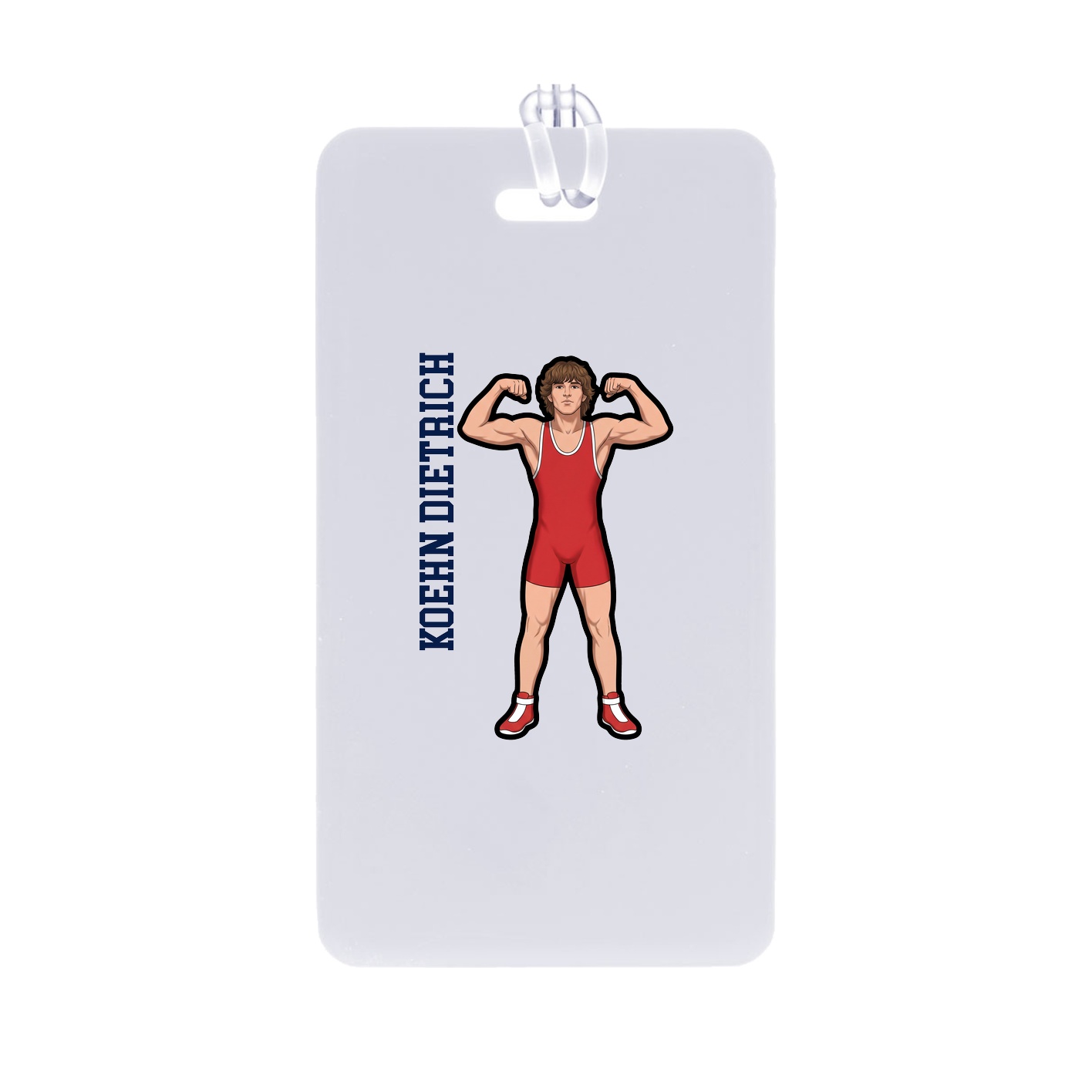 Bag Tag — Name Vertical in Classic