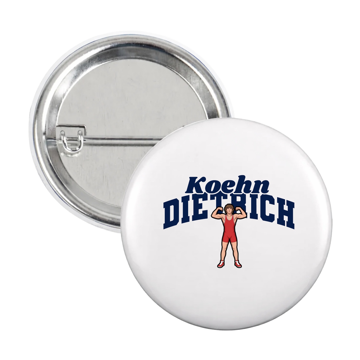 Game Day Button — Signature Arch in White