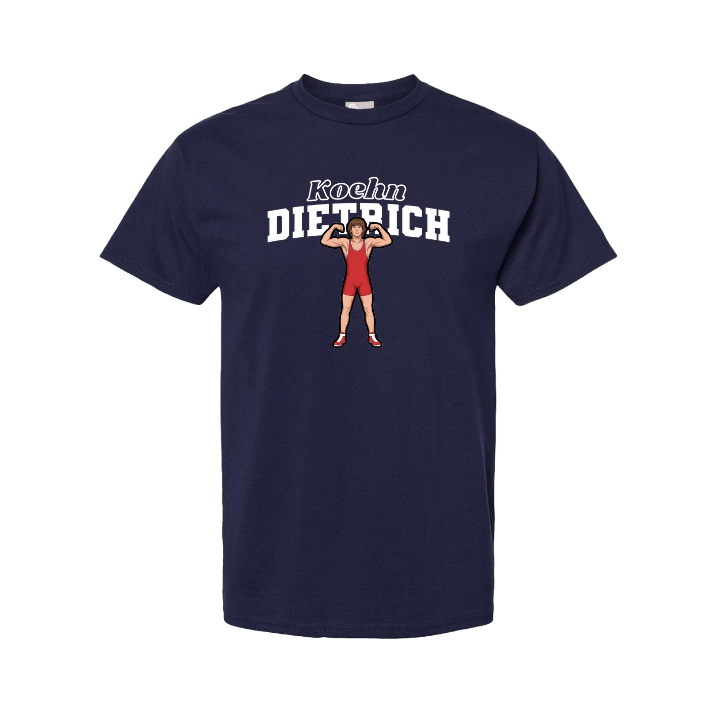 Tee — Name Arch in Navy