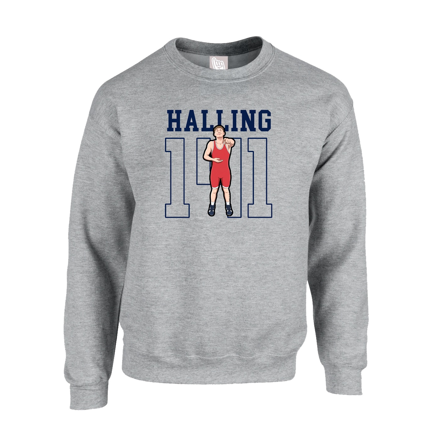 Fleece Crew — Shirsey in Grey
