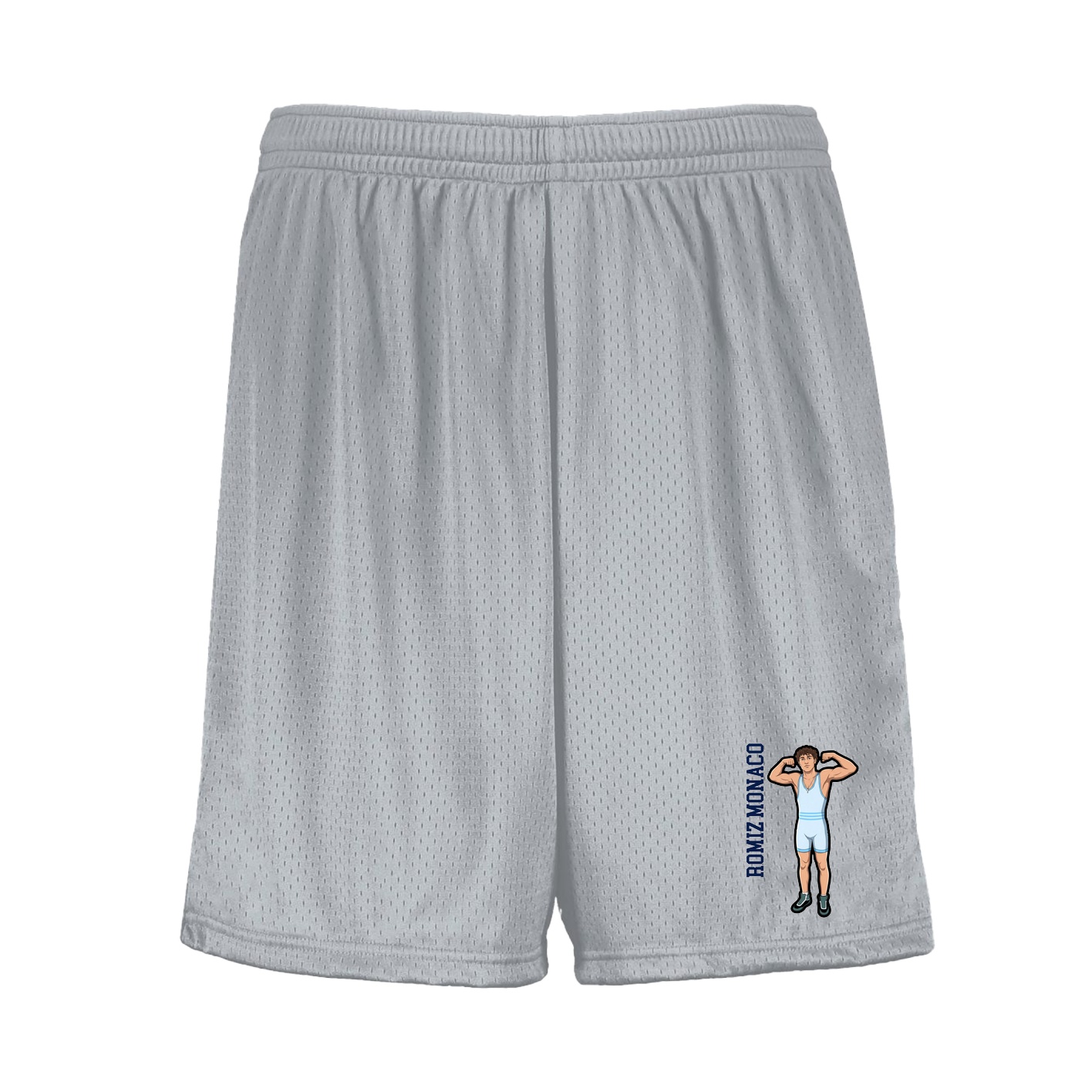 Shorts — Name Vertical in Silver